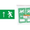 Знак “Направление к эвакуационному выходу прямо” 200х100мм TDM
