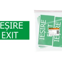 Знак “ВЫХОД” 200х100мм (румынский язык) TDM