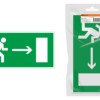 Знак “Направление к эвакуационному выходу направо” 350х124мм для ССА инд. упаковка TDM