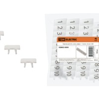 Маркеры для ЗКБ 2,5мм2 цифры 1-10 (упак. 100 шт.) TDM