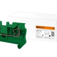 Зажим клеммный безвинтовой (ЗКБ) 2,5 мм2 31А зеленый TDM