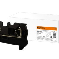 Зажим клеммный безвинтовой (ЗКБ) 2,5 мм2 31А черный TDM