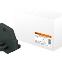 Торцевая пластина для клемм МКМ 1,5мм2 универсальная (черная) TDM