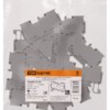 Зажим клеммный безвинтовой ЗКБ быстрого зажима 2,5 мм2 24А серый (Ph-C PT 2,5) TDM