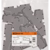 Зажим клеммный безвинтовой ЗКБ быстрого зажима 4 вывода 4 мм2 32А серый (Ph-C PT 4-QUATTRO) TDM