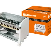 Модульный распределительный блок на DIN-рейку МРБ-100 2П 100А 2х7 групп TDM