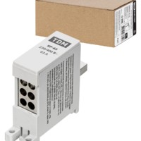 Клемма распределительная на DIN-рейку КР-63 1П 63А (6х10мм²) TDM