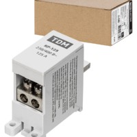 Клемма распределительная на DIN-рейку КР-125 1П 125А (2х16мм²) TDM
