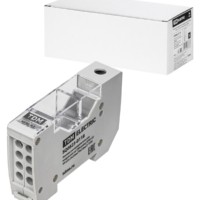 Клемма распределительная модульная на DIN-рейку КРМ-63 1П 63А (1х35мм²/8х10мм²) TDM