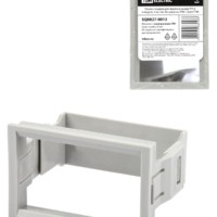 Панель лицевая для выреза в шкафу ПЛ-4, 4 модуля, пластик, без дверцы, IP40, серая TDM