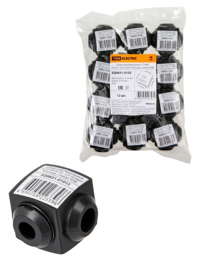 Сжим ответвительный У-734М (16-35 : 16-25 мм2) IP20 инд. стикер TDM