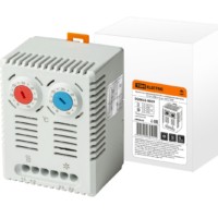 Термостат сдвоенный NO/NC (охлаждение/обогрев) 10/5A 230В от 0 до +60°C TDM