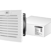 Вентилятор с фильтром универсальный ВФУ 52/42 м3/час 230В 19Вт IP54 TDM