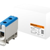 Клемма вводная силовая КВС 6-50 кв.мм. синяя TDM