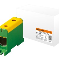 Клемма вводная силовая КВС 35-150 кв.мм. желтая/зеленая TDM