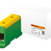 Клемма вводная силовая КВС 35-240 кв.мм. желтая/зеленая TDM