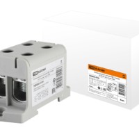 Клемма вводная силовая КВС 4 ввода 16-95 кв.мм. серая TDM