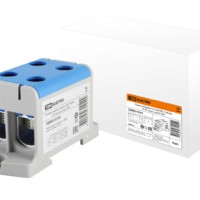 Клемма вводная силовая КВС 4 ввода 16-95 кв.мм. синяя TDM