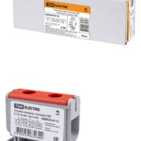 Клемма вводная силовая КВС 6-50 кв.мм. красная TDM