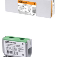 Клемма вводная силовая КВС 6-50 кв.мм. зеленая TDM