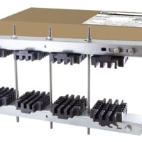 Набор шинных держателей и крепежа усиленный НШДУ 3/10 TN для 3Р+N шин 30-200 x 10 мм TDM