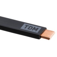 Шина медная гибкая изолированная ШМГ 3х(20х1), 2м, TDM