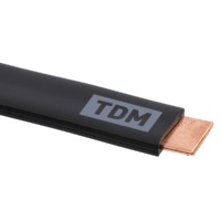 Шина медная гибкая изолированная ШМГ 2х(24х1), 2м, TDM