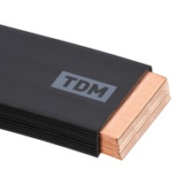 Шина медная гибкая изолированная ШМГ 12х(120х1), 2м, TDM