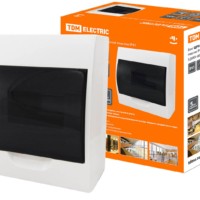 Бокс ЩРН-П-8модулей навесной пластик IP41 TDM