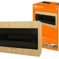 Бокс ЩРН-П-18 модулей навесной пластик IP41 “Эко” (сосна) TDM