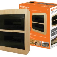 Бокс ЩРН-П-24 модулей навесной пластик IP41 “Эко” (сосна) TDM