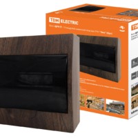 Бокс ЩРН-П-10 модулей навесной пластик IP41 “Эко” (бук) TDM