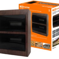 Бокс ЩРН-П-24 модулей навесной пластик IP41 “Эко” (бук) TDM