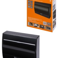 Бокс ЩРН-П-12 модулей навесной пластик IP41, Антрацит TDM