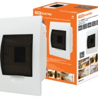 Бокс ЩРВ-П-4модуля встраиваемый пластик IP41 TDM