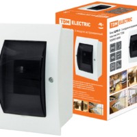 Бокс ЩРВ-П-3 модуля встраиваемый пластик IP41 TDM