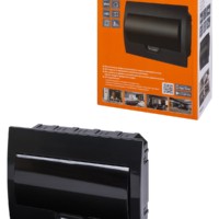 Бокс ЩРВ-П-12 модулей встраиваемый пластик IP41, Антрацит TDM