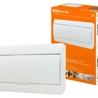 Бокс ЩРН-П-18модулей с белой крышкой навесной пластик IP40 TDM