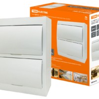 Бокс ЩРН-П-24модуля с белой крышкой навесной пластик IP40 TDM