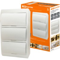 Бокс ЩРН-П-36 модулей с белой крышкой навесной пластик IP40 TDM