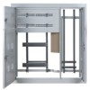 Корпус щита этажного 4 кв. (1010х950х160) размер ниши (920х860х140) TDM