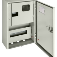 Корпус металлический ЩУ-3ф/1-0-12 IP66 (ЩУРН-3/12 IP66) с опломбировкой счётчика (542х347х180) TDM