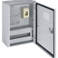 Корпус металлический ЩУ-3ф/1-1 (2 двери) (445х400х150) IP54 Народный эконом