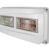 Щит учета ЩРН-12-1ф 167х350х111 мм пластиковый IP55 TDM