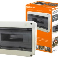 Бокс ЩРН-П-15 модулей навесной пластик IP65 TDM