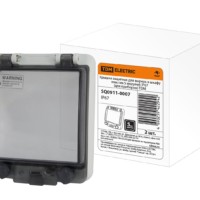 Крышка защитная для выреза в шкафу пластик 5 модулей IP67 (для приборов) TDM