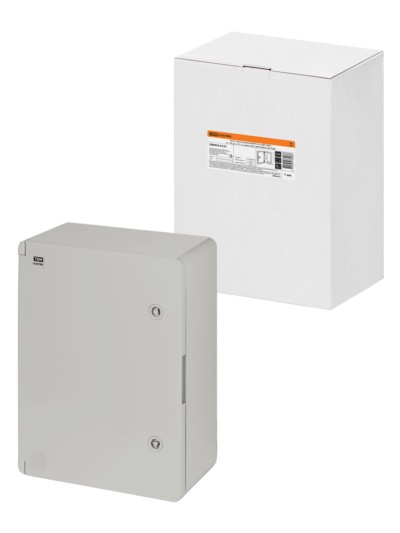 Бокс пластиковый ЩМП-0-4, ABS, IP65, от -45 до +75 °С, навесной, (400x300x210) TDM