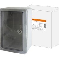 Бокс пластиковый ЩМП-0-1, прозр., крышка, ABS, IP65, -45 до +75 С, навесной, (300x200x130) TDM