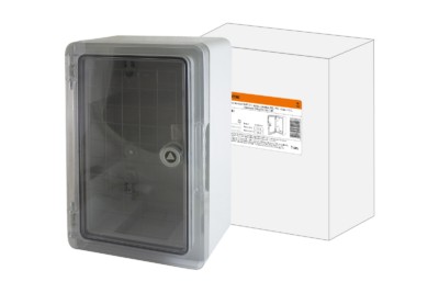Бокс пластиковый ЩМП-0-1, прозр., крышка, ABS, IP65, -45 до +75 С, навесной, (300x200x130) TDM