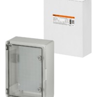 Бокс пластиковый ЩМП-0-3, прозр., крышка ABS, IP65, -45 до +75 С, навесной, (400x300x170) TDM